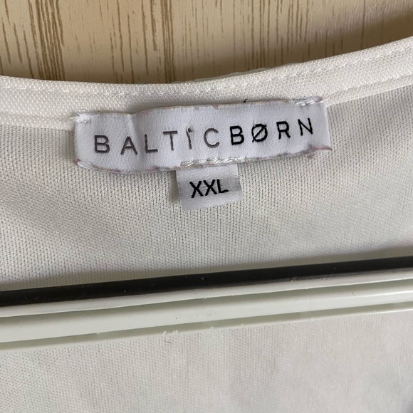 BALTIC BORN Kia Kimono Maxi Dress White with Sage Floral Sz XXL - Picture 5 of 12